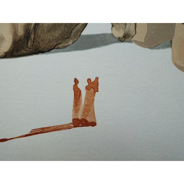 Modern Salvador Dali, The Misers and the Prodigals, Woodcut For Sale - Image 3 of 7