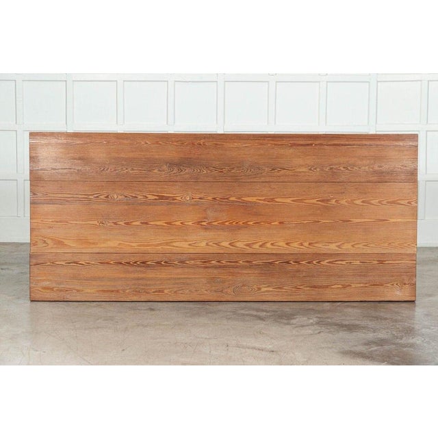 Large English Pine Refectory Table, Mid 20th Century For Sale - Image 6 of 15