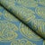 Schumacher Schumacher Ramsgate Hand Block Fabric In Seaweed For Sale - Image 4 of 5