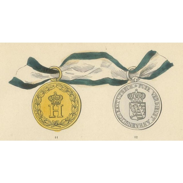 Orders of Anhalt, 1844, Paper For Sale - Image 4 of 9