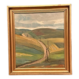 Kind Jespers, Charming Painting, 1960s, Oil on Canvas, Framed For Sale