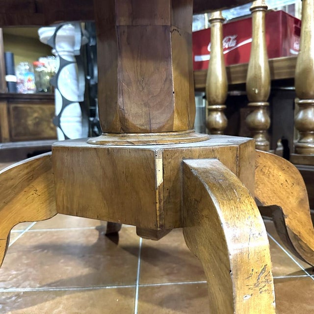 Antique Walnut Burl Coffee Table, 1800s For Sale - Image 5 of 8