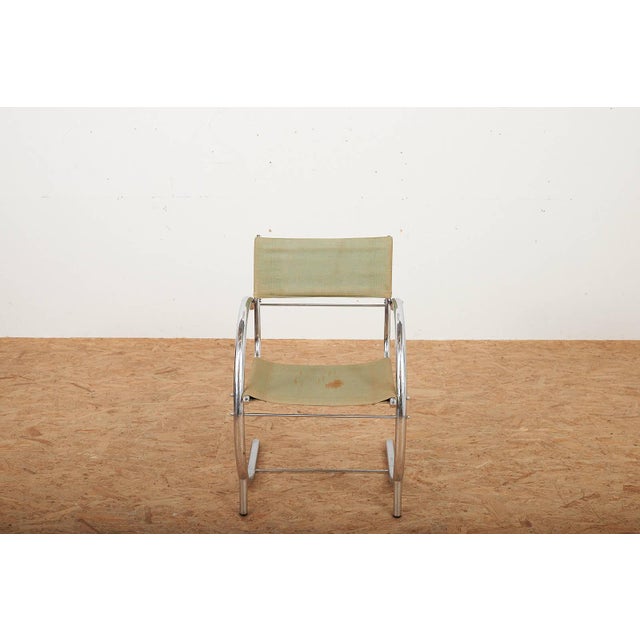 Bauhaus Vintage Bauhaus Steel Tube Cantilever Chair For Sale - Image 3 of 11