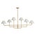 Regina Andrew Polly Chandelier, Natural Brass with Linen Scalloped Shade - 2 cartons For Sale In Detroit - Image 6 of 6