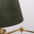 Brown Vintage Brass and Wood Reading Floor Lamp For Sale - Image 8 of 16