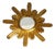 Large Mid-Century Hollywood Regency Gilt Sunburst Wall Mirror, 1960s For Sale