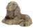 Vintage Reconstituted Stone Puppy or Dog Spaniel Garden Ornament, 20th Century For Sale
