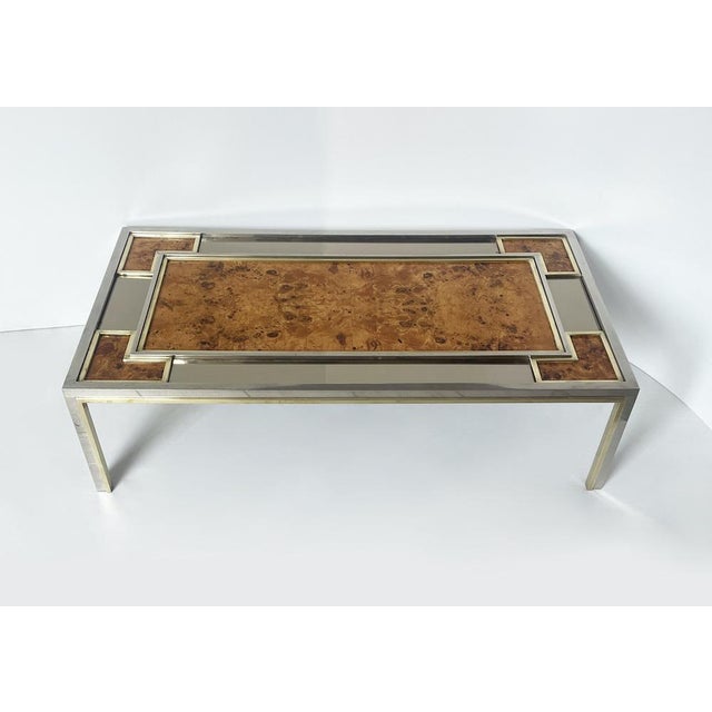 Vintage Mirrored Glass Coffee Table, 1970 For Sale - Image 3 of 12