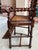 Antique French Child High Chair Renaissance Barley Twist Carved Oak Caned C1890 For Sale - Image 14 of 18