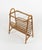 Mid-Century Bamboo, Rattan and Glass Side Table with Magazine Rack, Italy, 1960s For Sale - Image 10 of 18