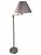 Late 20th Century Late 20th Century Two-Tone Swing-Arm Floor Lamp With Taupe Pleated Shade For Sale - Image 5 of 9