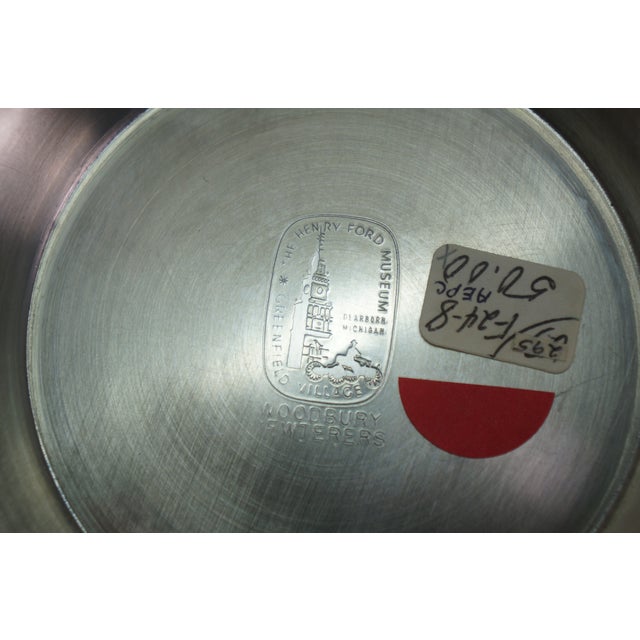 4 Vintage Woodbury Pewter Paul Revere Nesting Serving Bowls 6" to 11" For Sale - Image 12 of 13