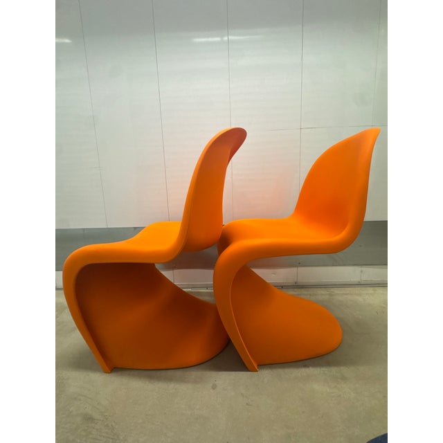 Vintage, Post Modern 1990s Pantonstolen (Vernor Panton) Chair Pair (2) For Sale - Image 10 of 12