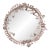 Crate & Barrel Flower Crown Wall Mirror For Sale