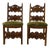 Antique Renaissance Style Walnut Chairs, 1900s, Set of 2 For Sale