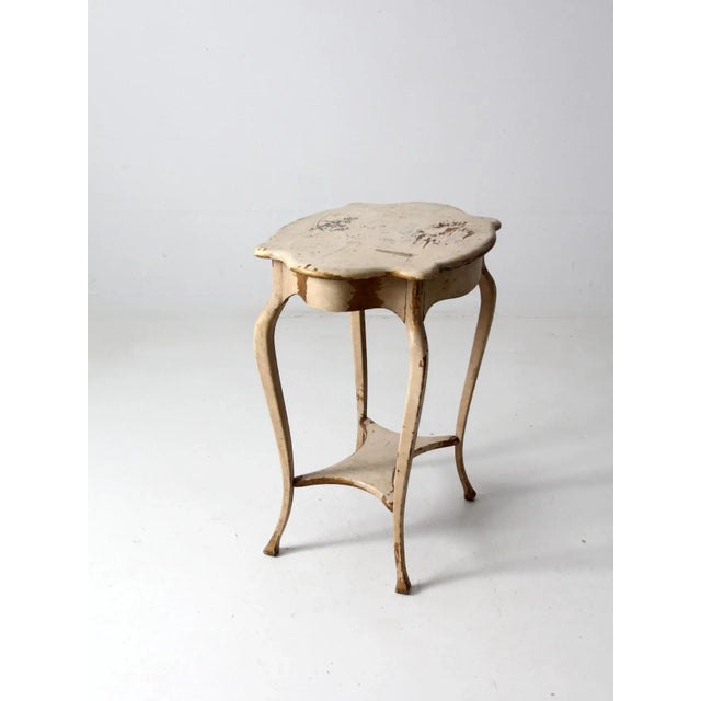 Antique French Provincial Side Table For Sale - Image 9 of 13