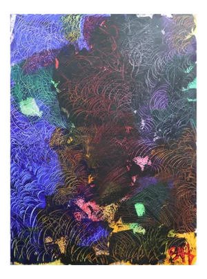 Sax Berlin Rhythmic Forces Dynamic. Contemporary Surreal Painting 2020