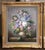 Traditional Pair Mid-Century Floral Still Life Oil Painting Pendants by John W. Orth For Sale - Image 3 of 13