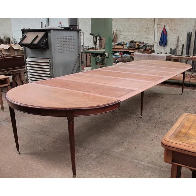 Antique Oval Mahogany Dining Table For Sale - Image 3 of 9