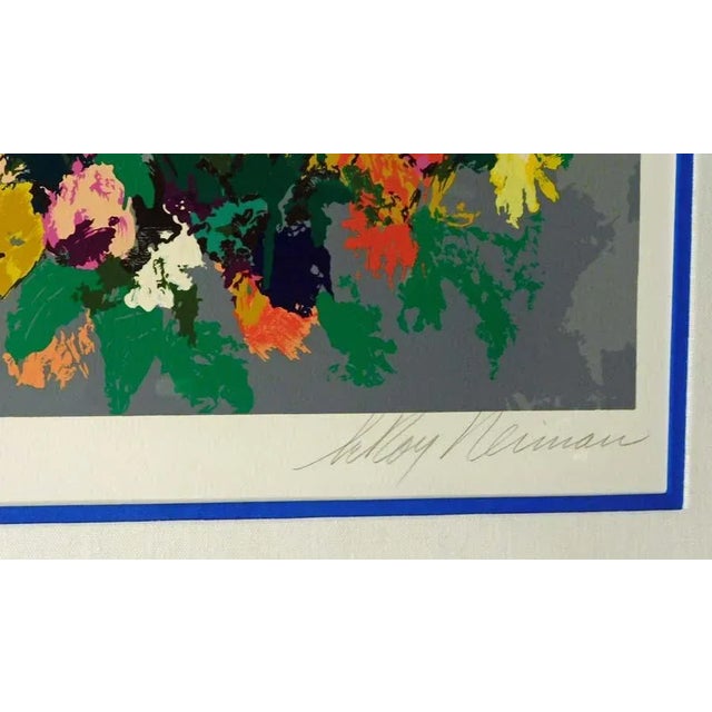 LeRoy Neiman Bistro Garden Serigraph Sn Silkscreen With Custom Framed For Sale In Denver - Image 6 of 6
