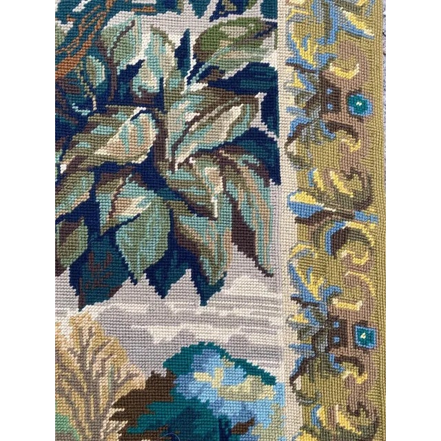 Textile Mid-Century French Needlepoint Tapestry For Sale - Image 7 of 18
