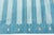Doris Leslie Blau Vintage Indian Dhurrie Striped Blue Rug For Sale - Image 4 of 8