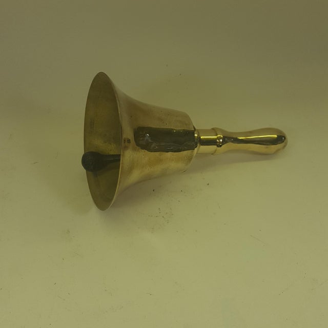 Solid Brass Train Conductor's Bell Chairish