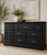 This beautifully refinished dresser blends timeless craftsmanship with modern luxury. The rich matte black finish is...