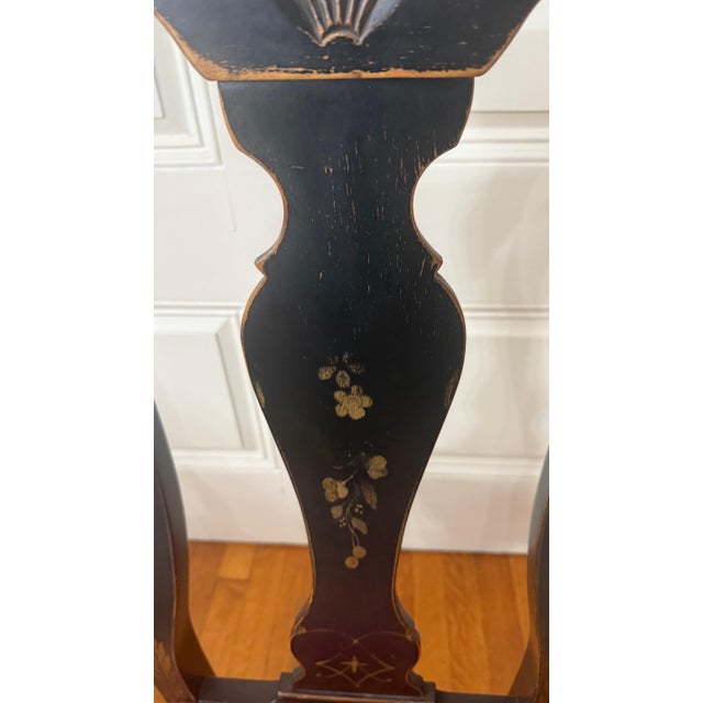 A Pair of 1960s Grand Ledge Chair Co. Chinoiserie Chairs For Sale - Image 10 of 11