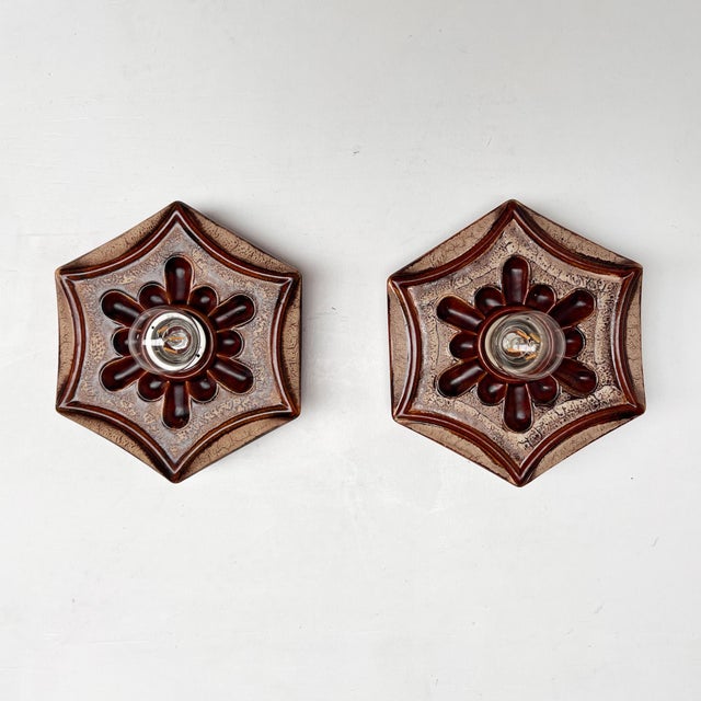 Vintage Wall Lamps from Hustadt Leuchten, 1970s, Set of 2 For Sale - Image 10 of 13