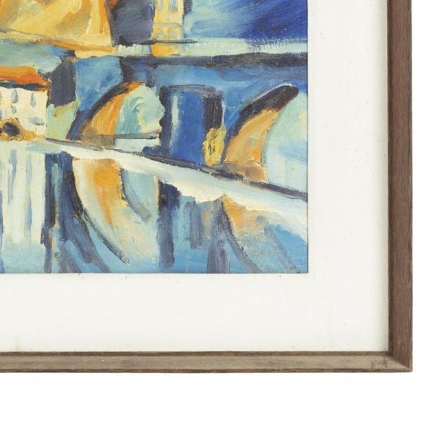 Jerónimo Fernandes Da Silva, Arcos de Valdevez, 1970s, Oil Painting For Sale - Image 5 of 6