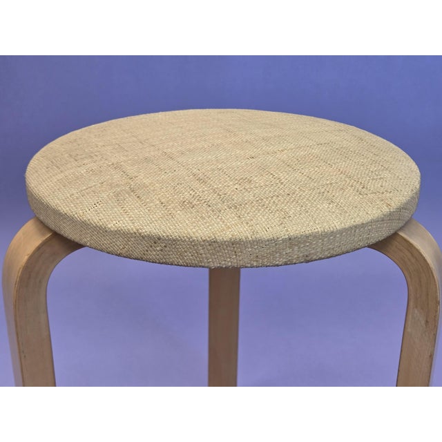 Wood Stool by Alvar Aalto for Artek, Finland, 1960s For Sale - Image 7 of 12