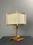Mid-Century Modern Scandinavian Pine Table Lamp with Square Fabric Shade, 1970s For Sale - Image 14 of 15