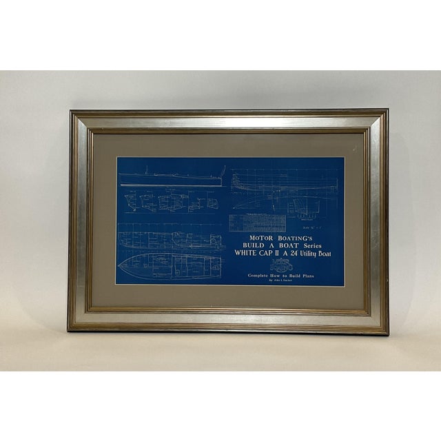 Boat Blueprint of White Cap II For Sale - Image 4 of 10