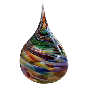 Handblown Art Glass Vase by David Goldhagen