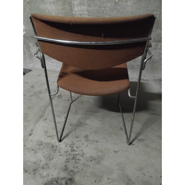 Metal and Fabric Chair by Bononia Gavina, Italy, 1970s For Sale - Image 6 of 7