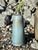 Studio Ceramic Vase with Anthracite-Turquoise Gradient Glaze from Lu and Gerd Grove, Germany, 1960s For Sale - Image 9 of 18