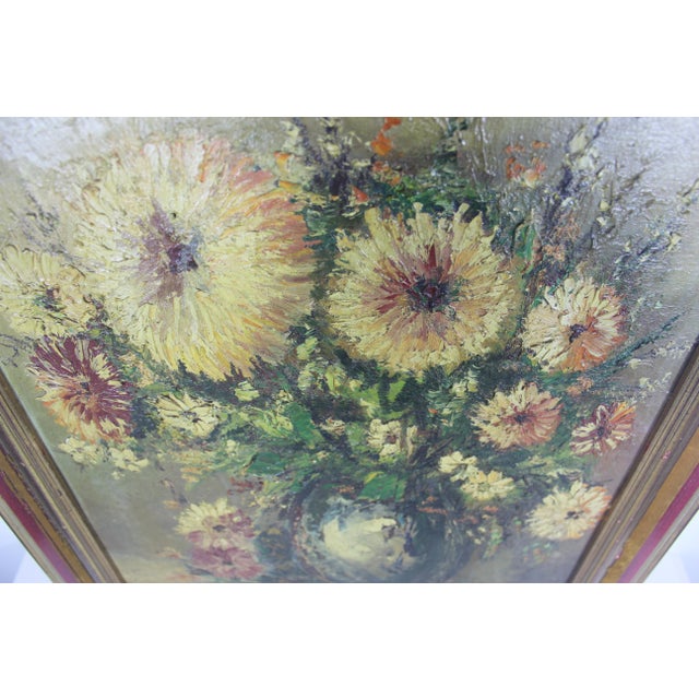 Beautiful rich fine art oil painting on canvas board. Signed by the artist in the bottom right corner. The painting has...