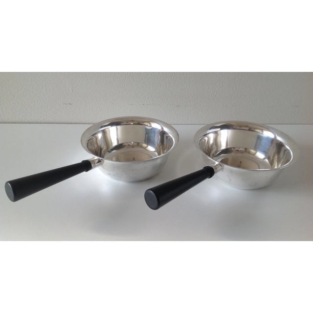 Sheffield Sheffield Silverplate Saucier Servers - a Pair For Sale - Image 4 of 10