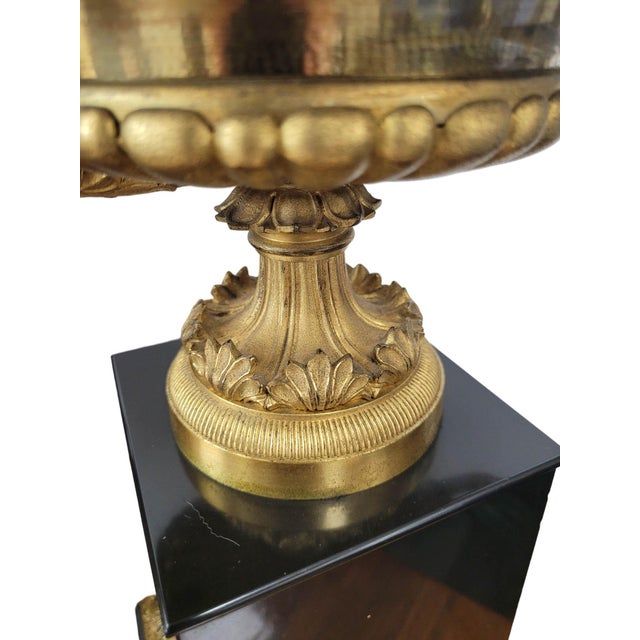 Metal Antique French Empire Ormolu Centerpiece Tazzas, Circa 1860–1880 For Sale - Image 7 of 11