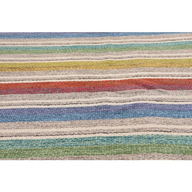 Mid 20th Century Vintage Swedish Rollakan Rug, 05'02 X 08'01 For Sale - Image 5 of 10