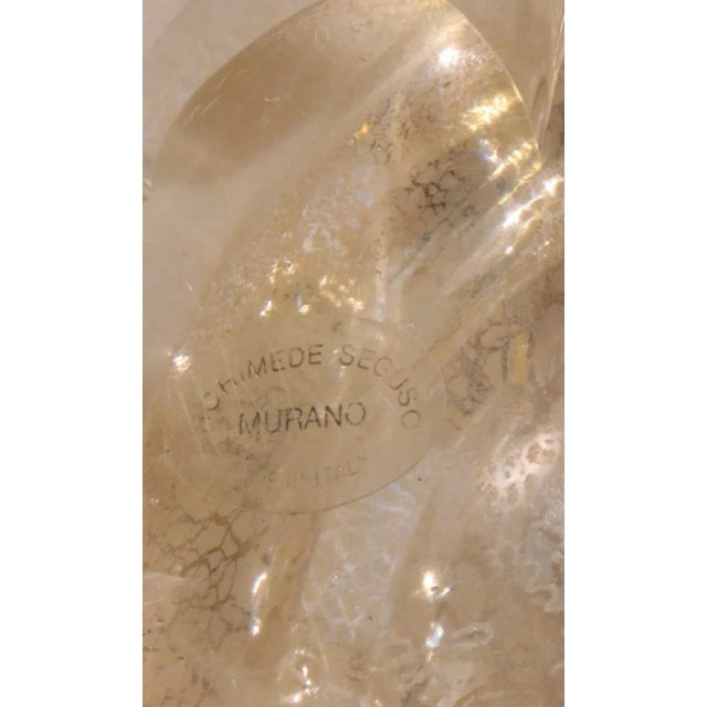 Archimede Seguso Murano Aventurine Bowl by Seguso C 1950/1960's For Sale - Image 4 of 13