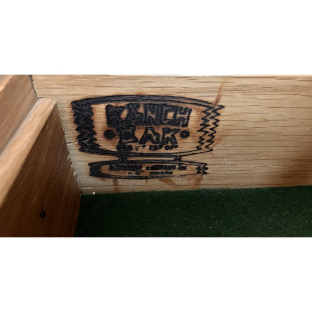 Mid-Century Modern Vintage A. Brandt Ranch Oak Sideboard Hutch For Sale - Image 3 of 12
