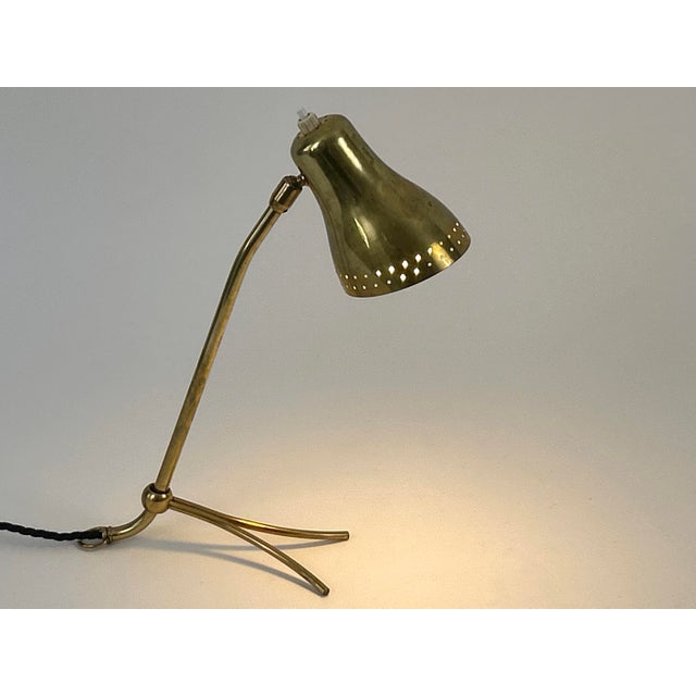 Rare and lovely mid-century modern table lamp or wall light. The lamp can be used either as table lamp or wall lamp....