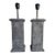 Mid 20th Century Pair of Imposing Vintage French Zinc Column Lamps For Sale