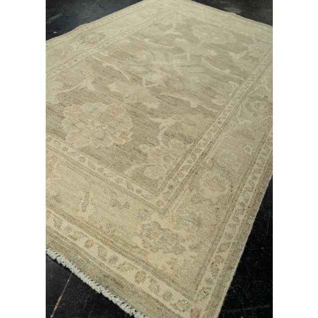 Textile Oushak Rug 3'2" x 4'11" #21367 For Sale - Image 7 of 8