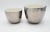 Vintage Bitossi Italian Platinum Silver Ripple Glaze Ceramic Vases- Set of 2 For Sale In Dallas - Image 6 of 6