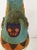 Yoruba Beaded Headdress Crown, Antique Art on Lucite Stand For Sale - Image 12 of 12