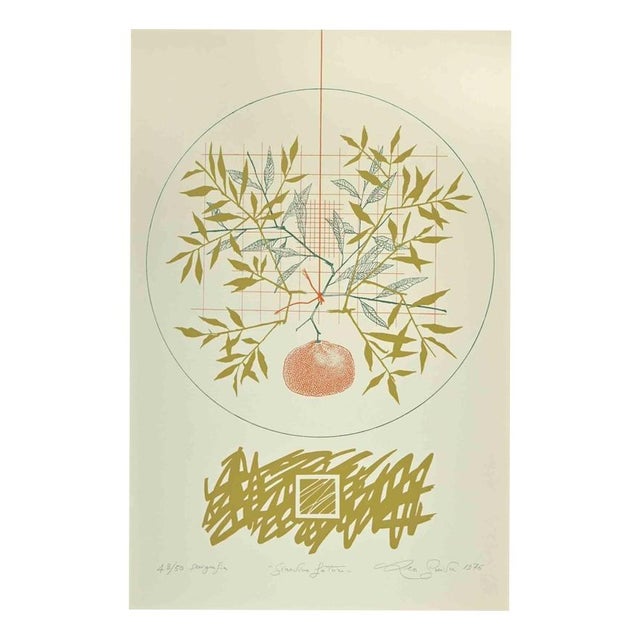 Leo Guida, Future Garden, 1976, Screen Print For Sale - Image 4 of 4