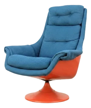 Mid Century Swivel Lounge Chair